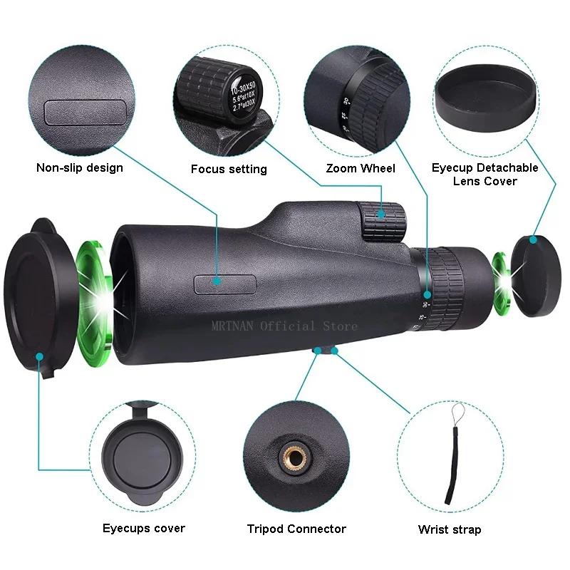 Uso del monocular en exteriores