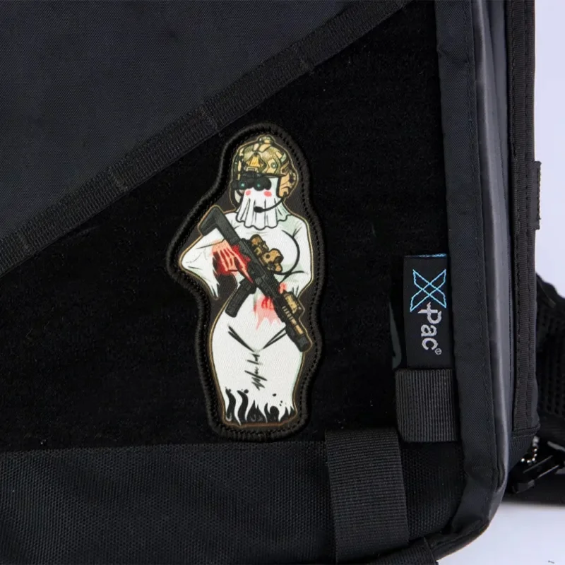 Parche táctico Ghost Girl velcro gancho y bucle para mochila - imagen 5
