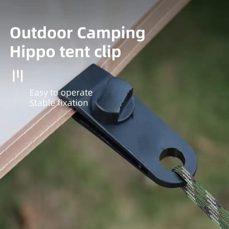 Clip de tienda de campaña para exteriores, hebilla de plástico fija, accesorios de plástico, clip de tienda reforzado, clip a prueba de viento - imagen 2