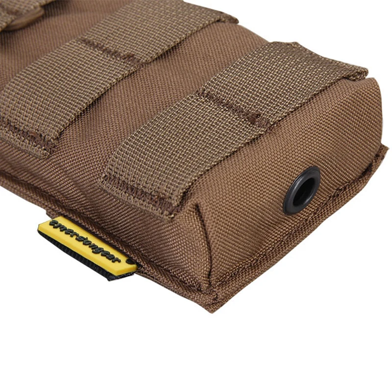 Emersongear-bolsa táctica M4 para una sola revista, Modular, parte superior abierta, 5,56, 223, bolsa Mag, Airsoft, caza, MOLLE PALS, Panel de bolsillo de nailon - imagen 5