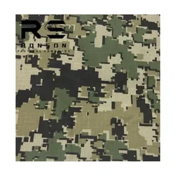 Tela camuflaje nylon plaid resistente al desgaste para traje de rana