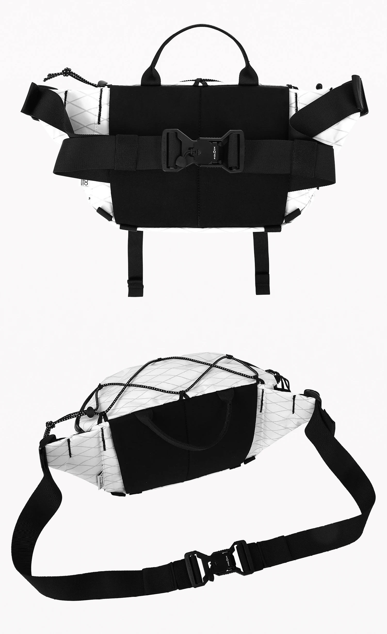 Riñonera EDC de gran capacidad para hombre, paquete cruzado funcional para el pecho para uso diario y al aire libre - imagen 4