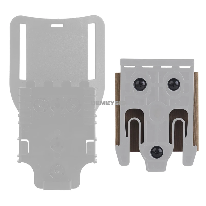 Accesorios de adaptador táctico Molle, sistema de bloqueo rápido, montaje de inserción rápida, sub paquetes de corte láser, accesorios de adaptador MOLLE - imagen 4