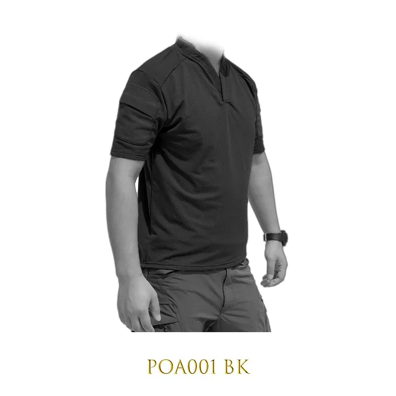 Camiseta de secado rápido y transpirable para hombre, camisa mejorada para exteriores, Verano - imagen 5
