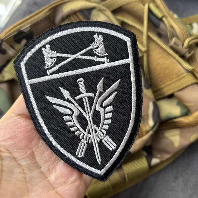 Parche táctico bordado con velcro para mochila y ropa militar - imagen 3