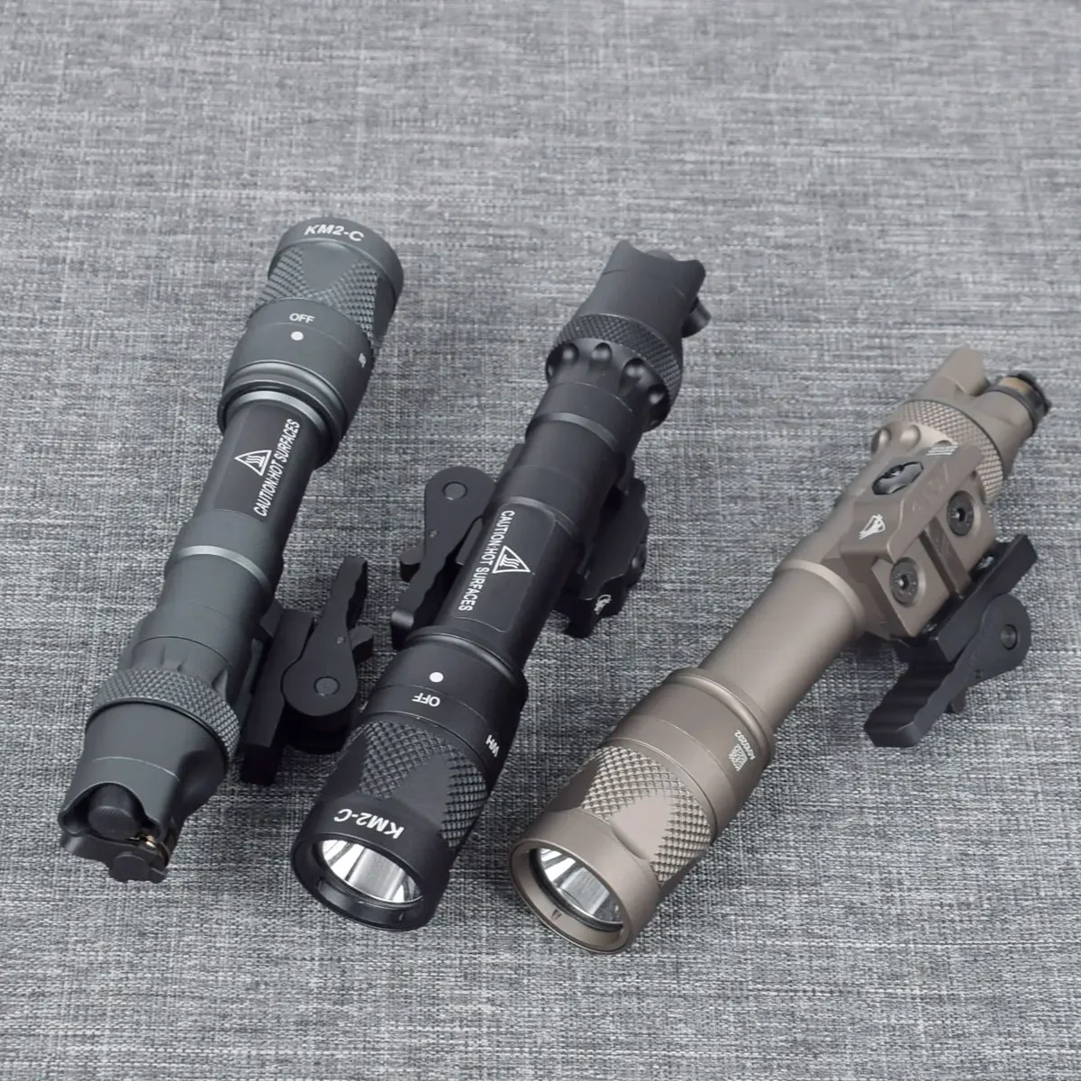 SureFire-linterna LED para arma táctica, con Base de liberación rápida M323V-IR, montaje en riel de 20mm, M300, M600, M323V, M622V, M622V-IR - imagen 4