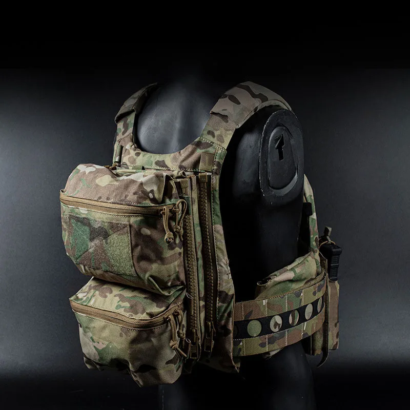 Combinación de entrenamiento de expansión multifuncional, mochila desmontable, equipo táctico ligero, panel trasero de doble bolsa V5 PC - imagen 3