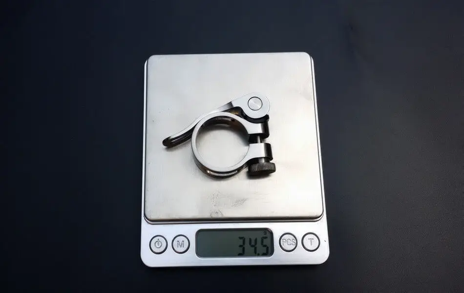 Abrazadera de aleación de titanio para bicicleta de montaña y carretera, Clip de liberación rápida para tija de sillín, 31,8/34,9mm - imagen 3