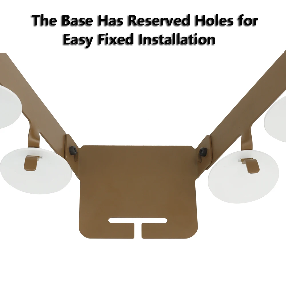 Objetivo táctico de Metal Airsoft en forma de V, Paintball militar CS, caza, tiro, entrenamiento, 6 piezas de Bullseye colgante - imagen 3