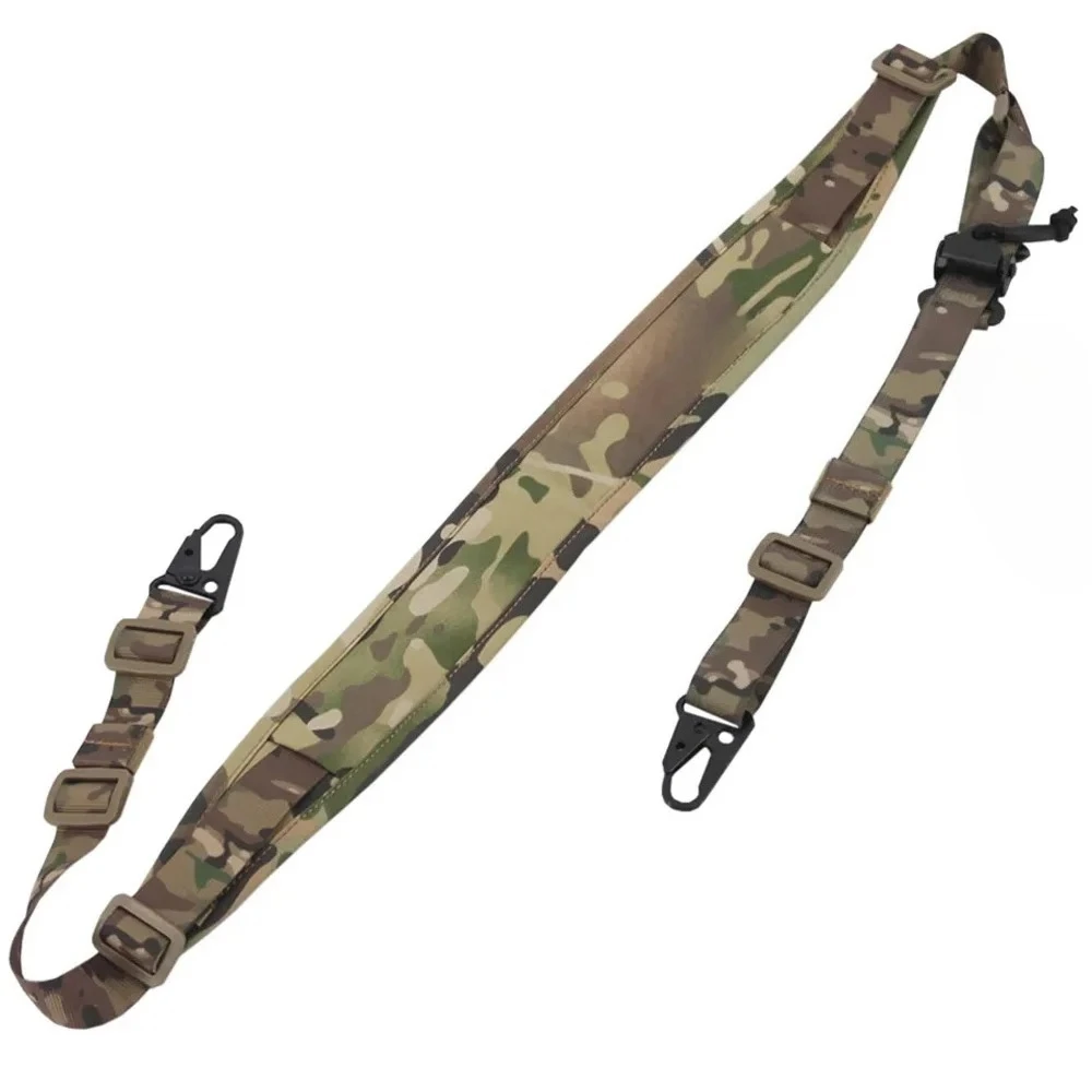 Eslinga táctica acolchada extraíble para rifle con fijación giratoria - imagen 2