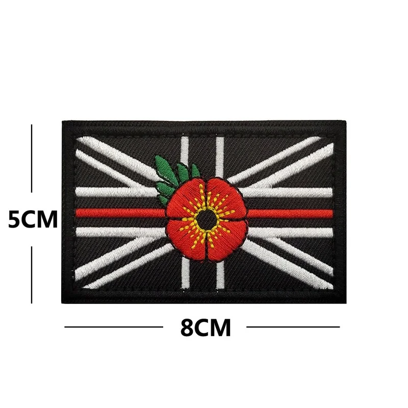 Parche reflectante de la bandera británica, insignia de apliques Flog de calavera militar, Reino Unido, Inglaterra, gran Reino Unido, Reino Unido - imagen 3