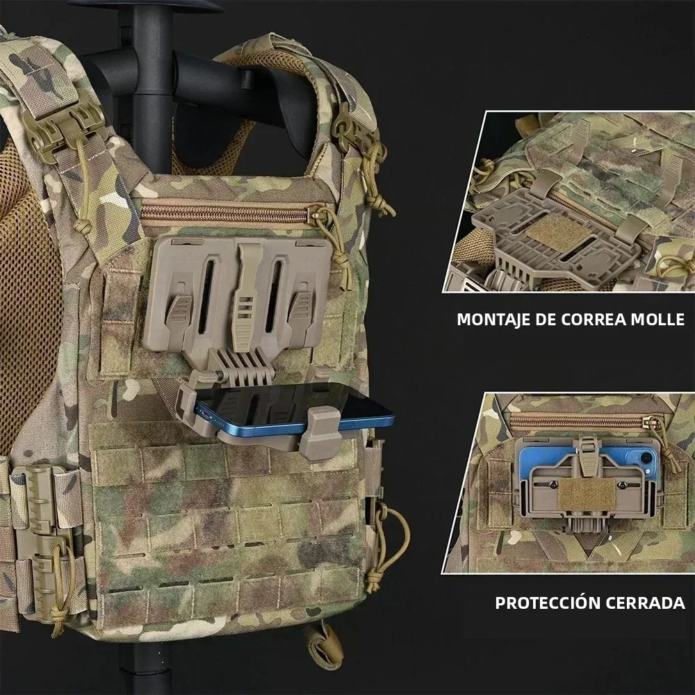 SINAIRSOFT Funda MOLLE teléfono táctico antichoque - Plegable - imagen 3