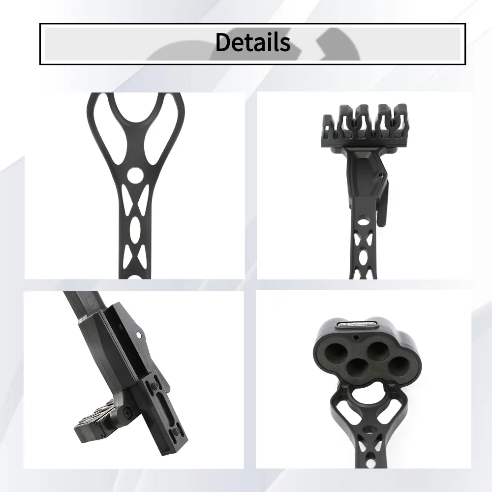 Bolsa de liberación rápida de 4 flechas, carcaj de flechas de tiro con arco duradero de nailon, ligero para arco al aire libre, caza, tiro, accesorios de objetivo - imagen 4