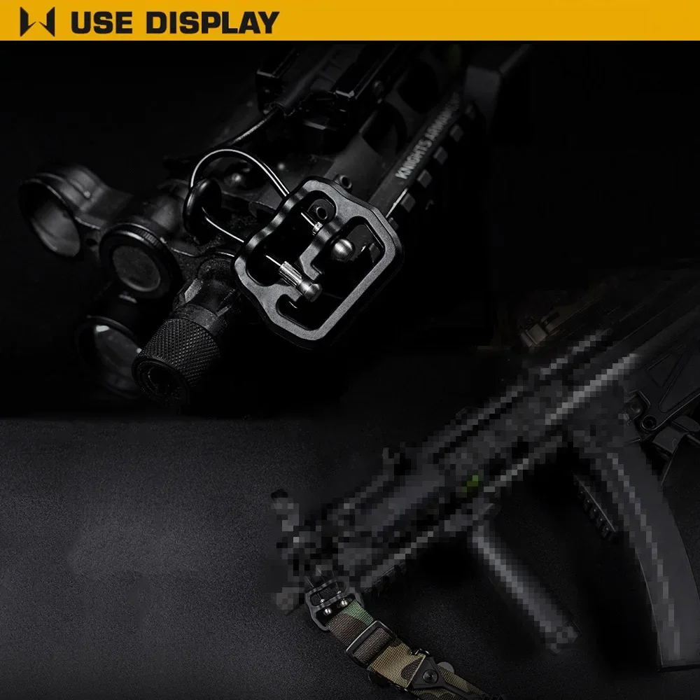 Hebilla liberación rápida eslinga táctica rifle – Acero - imagen 4