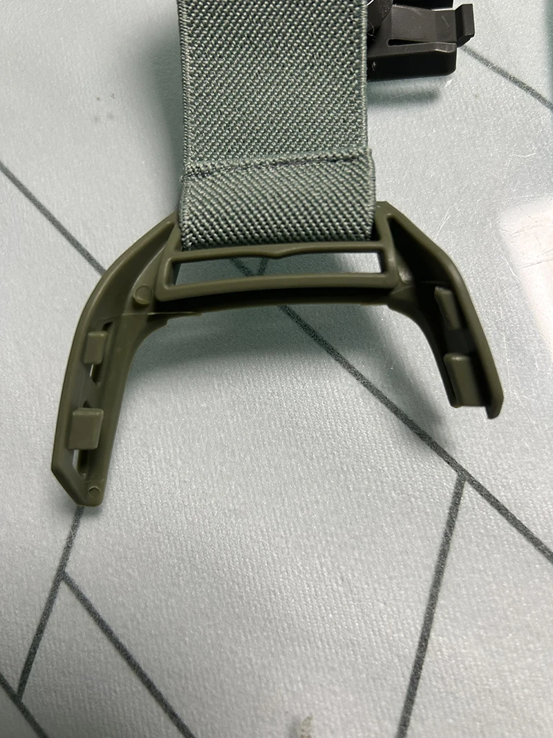 Correa para gafas tácticas, zócalo de liberación rápida para todas las clases de guía, riel guía para casco rápido - imagen 5