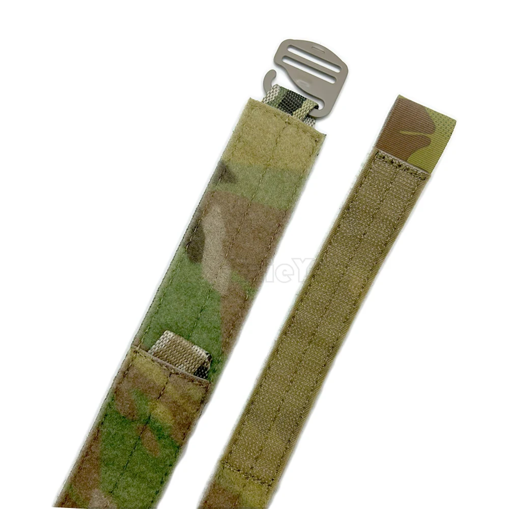 Cinturón táctico con gancho G, hebilla de Metal de separación rápida, cinturón interior de bisonte ligero, cinturón de batalla, accesorios de caza Airsoft - imagen 4