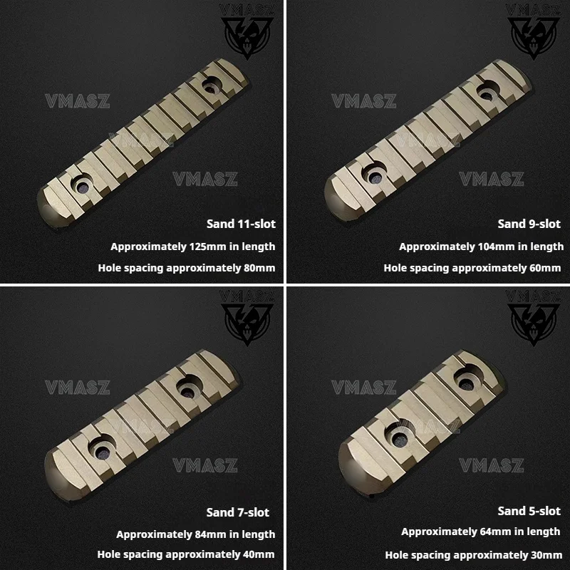 Rieles VMASZ Mlok, placas de riel MOE, rieles de cuero CNC de nailon metálico, guardamanos de 20 mm, accesorios universales Keymod. - imagen 3