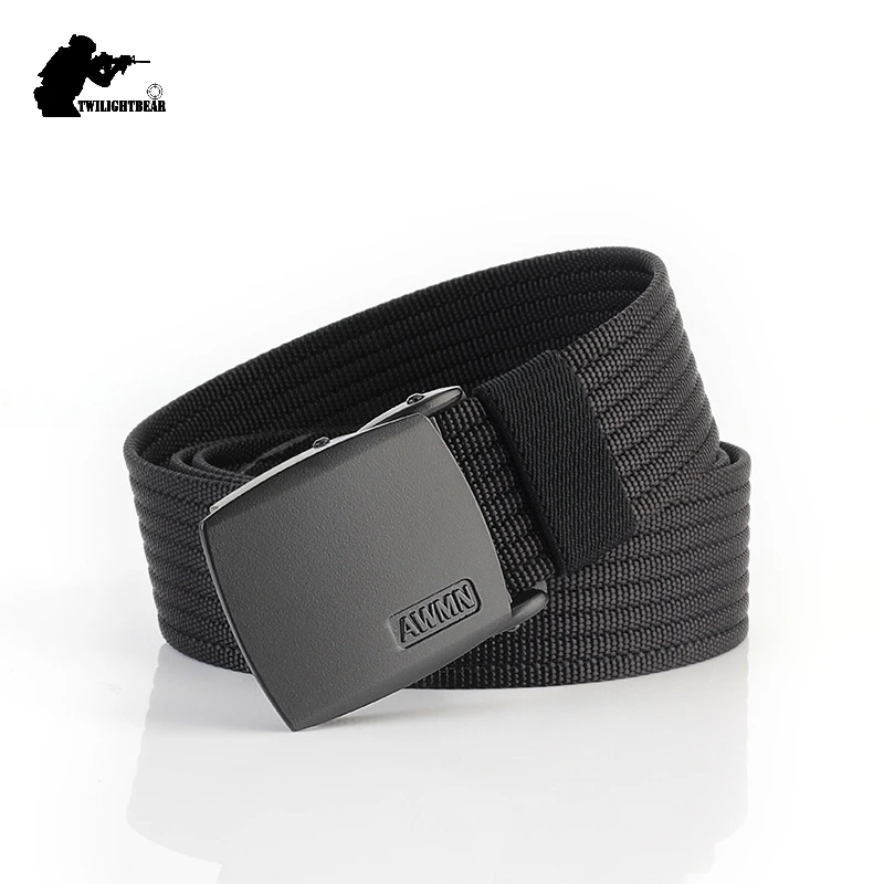Cinturón informal de nailon Real para hombre y mujer, cinturón tejido Unisex, ligero, más fuerte, a la moda, AF2655