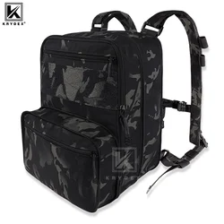 Mochila táctica Krydex con sistema de hidratación militar expandible