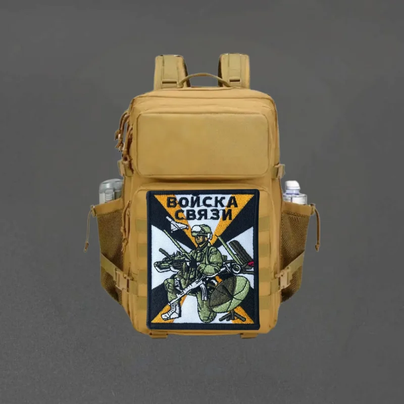 Parche bordado "Contact Troops", chaleco táctico, insignia de moral con gancho y bucle, pegatinas decorativas para mochila, parches para brazalete para ropa