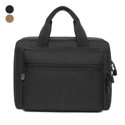Funda pistola táctica lona – Doble capa con compartimento visor