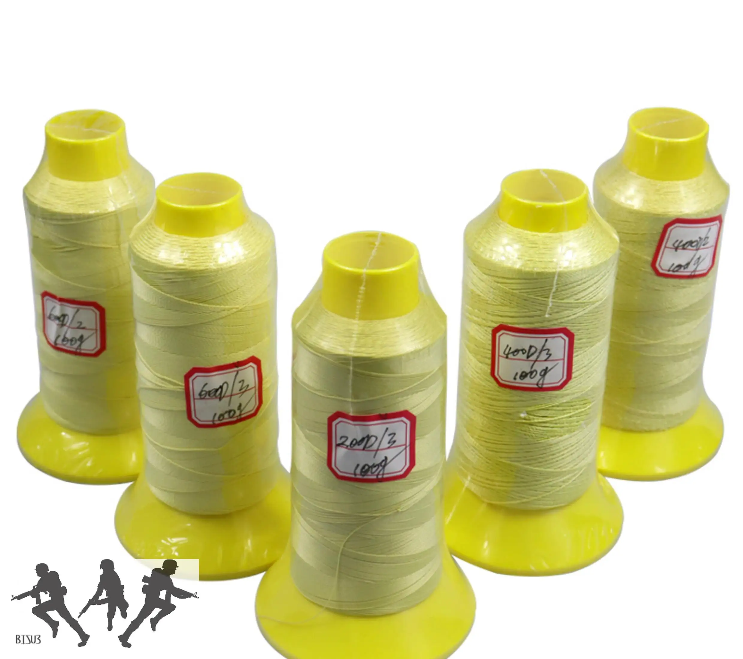 Hilo de coser de fibra de aramida fuerte, máquina de coser a mano, revestimiento 1414 con aramida, 200D, 400D, 500D, 1000D, 1500D - imagen 4