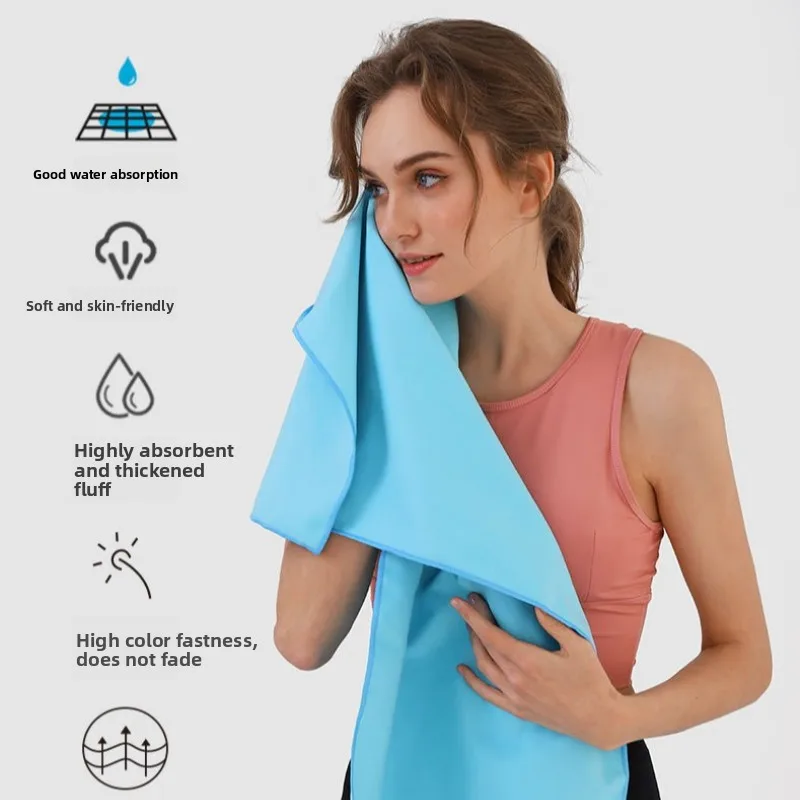 Toalla de microfibra secado rápido doble cara para natación y yoga - imagen 2