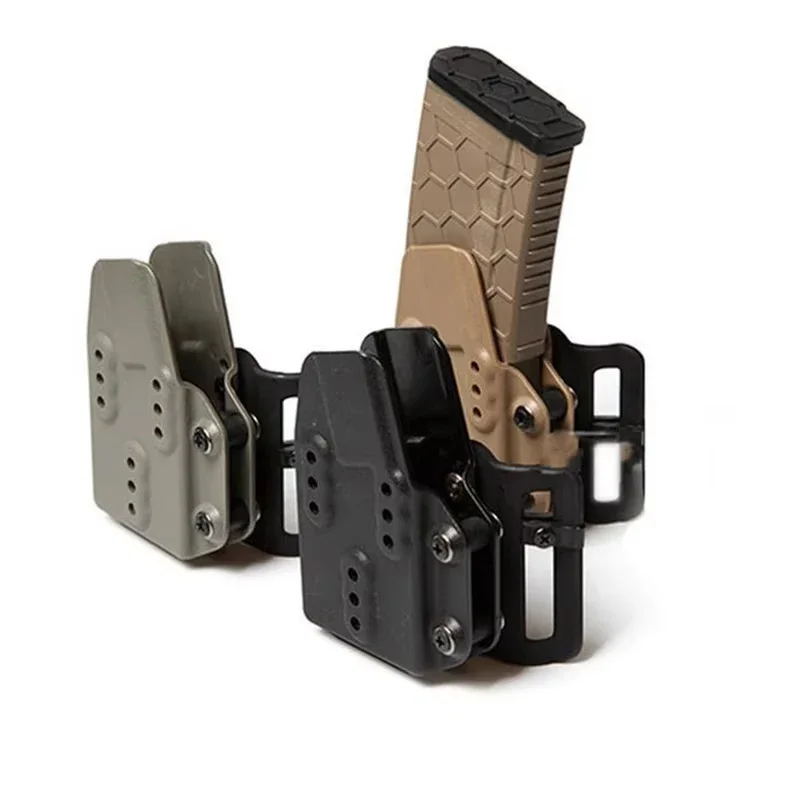 Portacargador táctico 5,56 AR para cargadores MOLLE cinturón - imagen 5