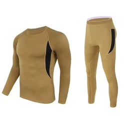 Conjunto de ropa interior térmica para deportes de ocio al aire libre, conjunto de ropa interior con función transpirable de alta elasticidad, ropa deportiva ajustada