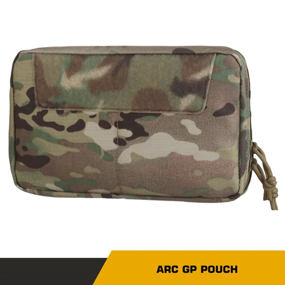 Bolsa táctica MOLLE de utilidad, portador de placa de arco, chaleco de caza, bolsa GP Horizontal, Panel frontal de tiro Airsoft, accesorios de administrador - imagen 2