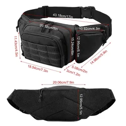 Bolsa táctica MOLLE para cargadores y funda de pistola oculta
