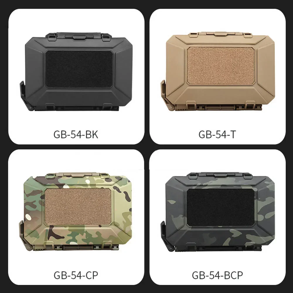Estuche táctico ABS, caja de equipo instantáneo para chaleco Airsoft, bolsa MOLLE, caja protectora impermeable, bolsa de almacenamiento para caza al aire libre - imagen 3