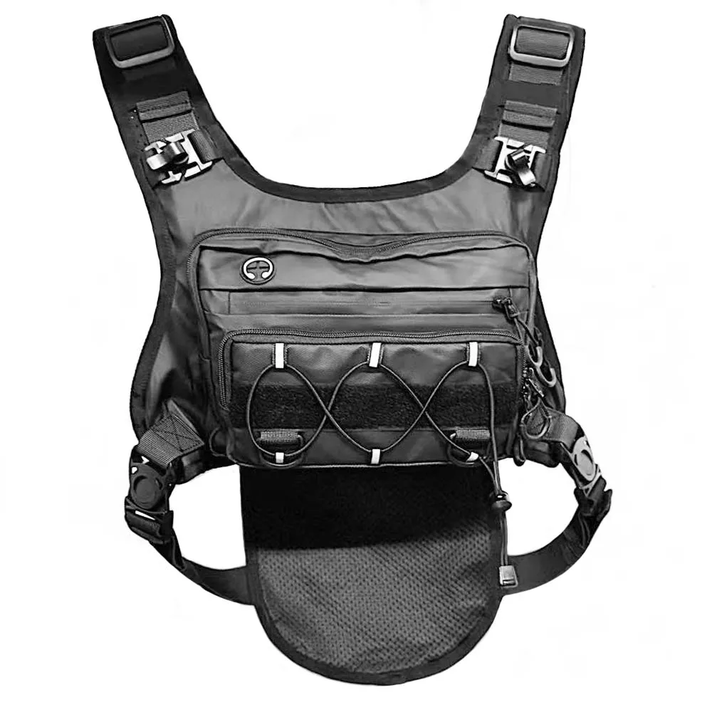 Bolsa de pecho táctica chaleco multifuncional para ciclismo y correr
