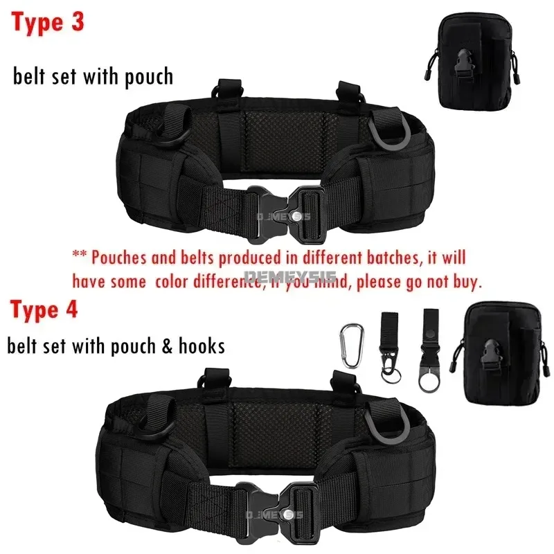 Cinturón Táctico MOLLE Airsoft Caza – Resistente y Multifuncional - imagen 3