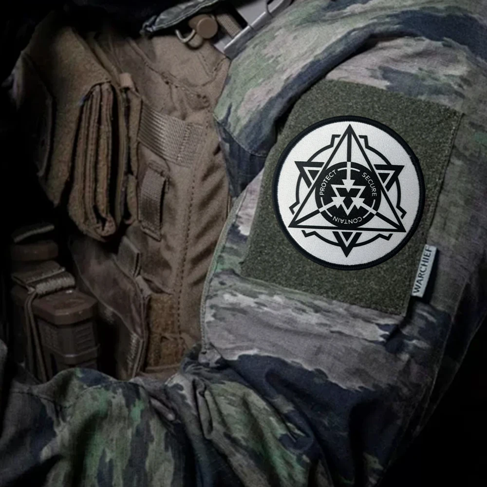 Parche táctico SCP velcro para mochila, brazo y casco - imagen 5