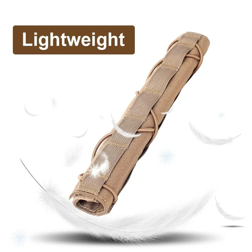 Cubierta supresor ajustable resistente al calor con Molle para escalada al aire libre caza tiro 8,66 ''x 5,51'' - imagen 2