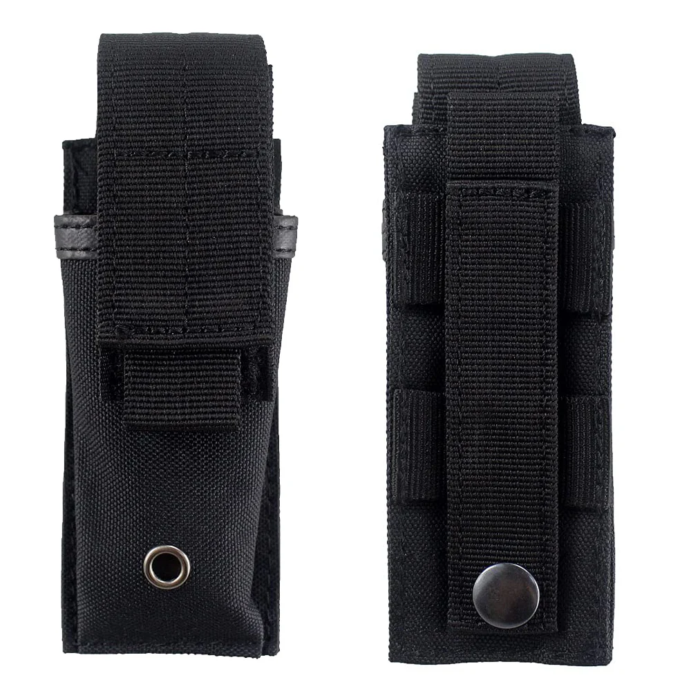 Bolsa Molle para pistola Mag, bolsa táctica individual/doble para revistas, bolsas Mag para GL M1911 92F, soporte organizador de herramientas EDC de caza - imagen 4