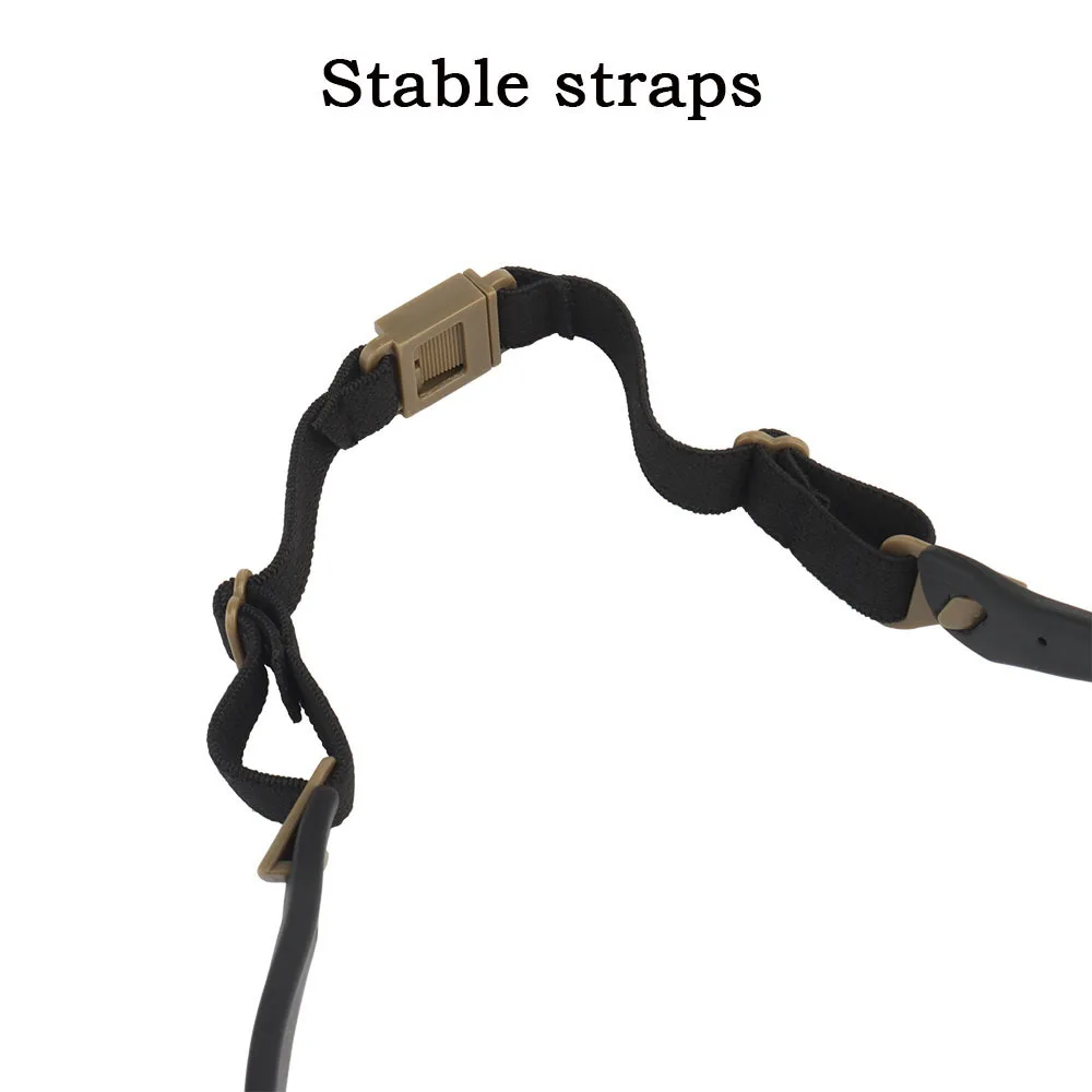 Gafas tácticas antiniebla, brazos de patillas extraíbles, lentes cambiables, montura ligera, protección UVA UVB, gafas de sol para caza - imagen 5