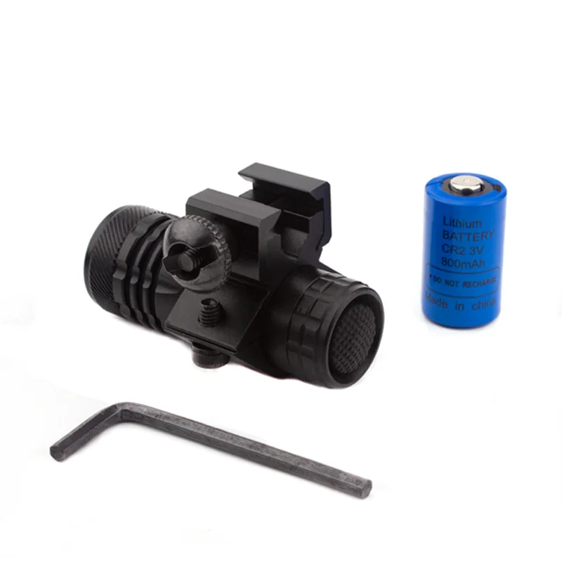 Linterna láser táctica recargable LED, iluminación exterior, escalada, Camping, luz estroboscópica, compatible con 11/20mm - imagen 5