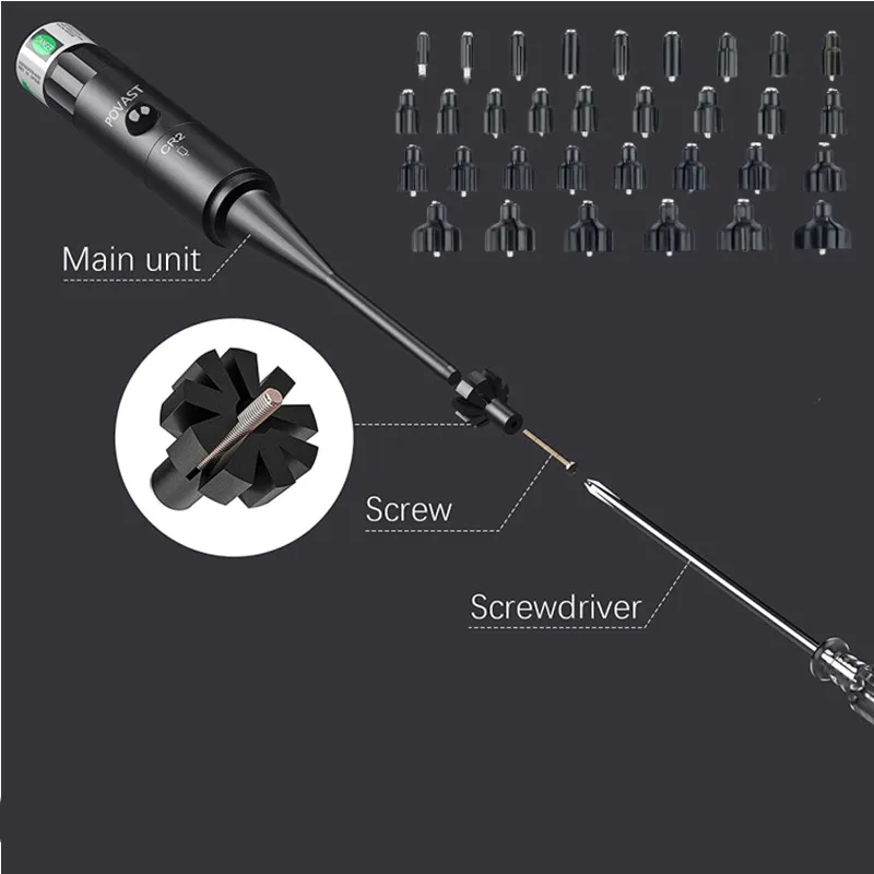 Kit profesional mira láser y colimador con adaptadores compatibles - imagen 5