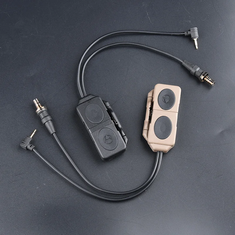 WADSN-interruptor de presión dual remoto para DBAL A2, PEQ-15, MAWL M600, M300, linterna, botón de doble interruptor 2,5, armas de Airsoft - imagen 3