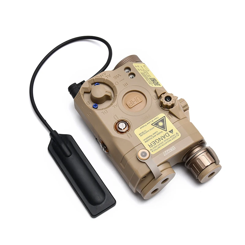 Iluminación táctica PEQ15 IR punto rojo verde azul marcador de haz láser linterna LED con caja de almacenamiento para riel Picatinny de 20MM - imagen 3