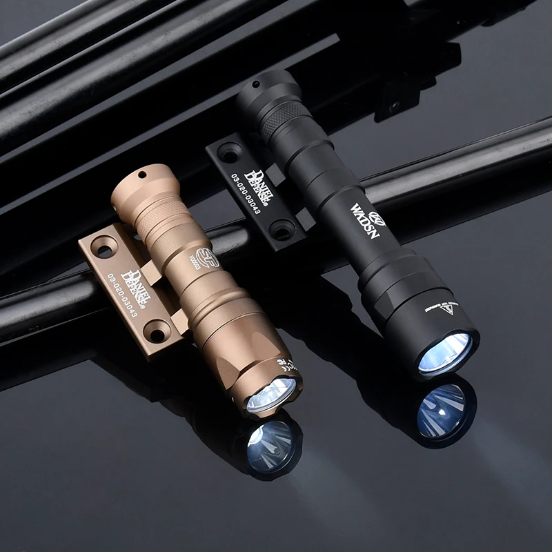 Carril de M-LOK para SF M300 M600 Scout luz lateral de montaje DD CNC Keymod linterna táctica Base montajes accesorios de caza - imagen 3