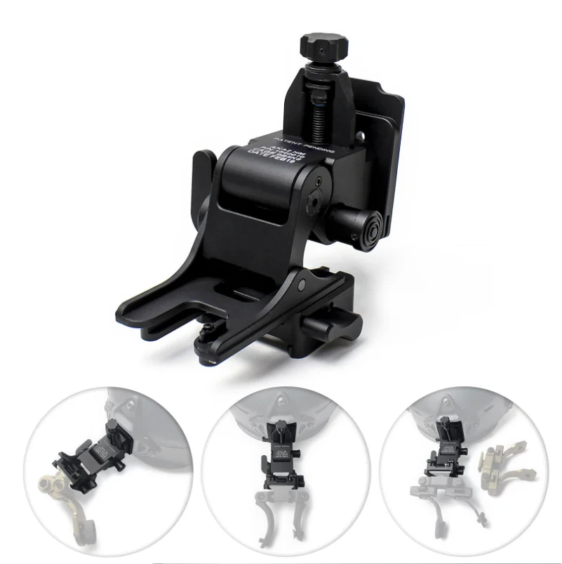 Metal AKA2 – Soporte NVG para casco táctico compatible PVS-7 PVS-14 - imagen 4