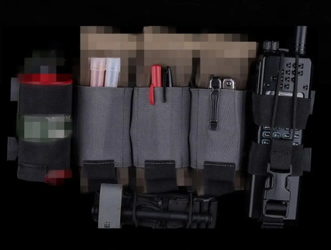 Chaleco táctico Ss para colgar en el pecho para senderismo, montañismo, ligero oculto antideslizante - imagen 3