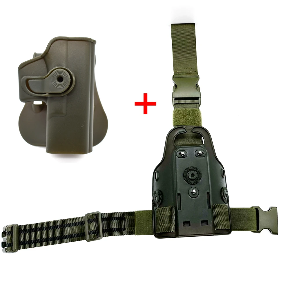leg holster green