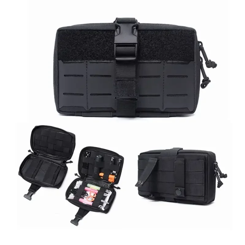 Riñonera táctica MOLLE corte láser – Bolsa EDC organizadora - imagen 3