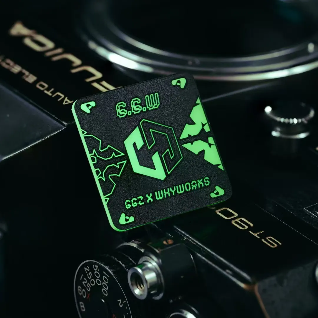 Ggz× whyworks parche luminoso de oreja de rana, insignia táctica para decoración de bolso de ropa, Capítulo de identificación de viento funcional - imagen 5