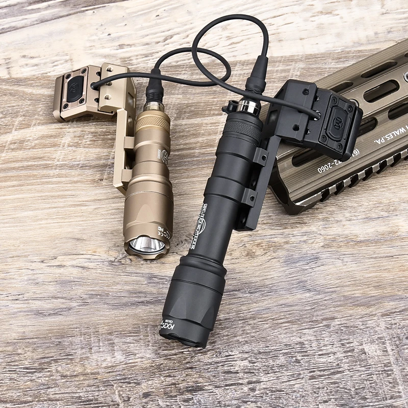 WADSN-linterna táctica M300 M600, Kit de Base de compensación lateral, LED blanco M300A M600C SF Surefir, luz exploradora, lámpara de equipo de caza Airsoft - imagen 5