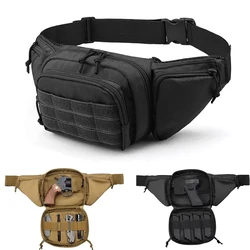 Cs-bolsa de combate para pistola de aire, riñonera deportiva, riñonera para pistola, entrenamiento en el pecho, tiro, funda de cuero para pistola de caza